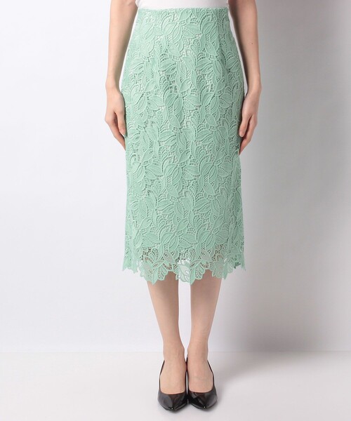 ANAYI（アナイ）の「リーフレースタイトスカート（スカート）」 - WEAR