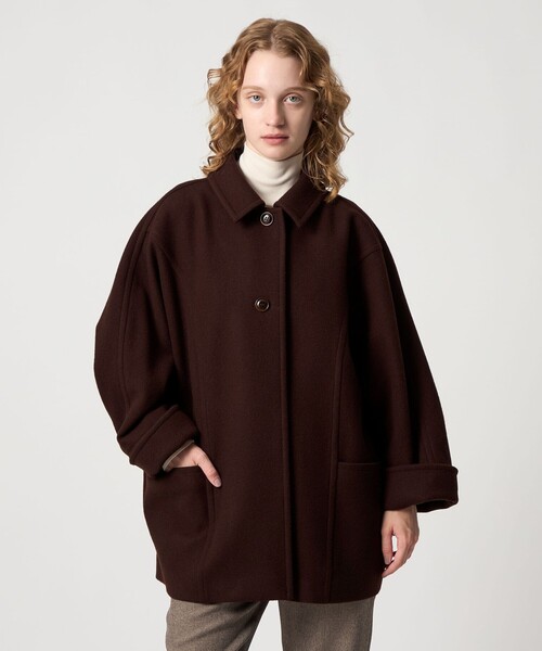 Steven Alan＞ウール ショート コート（ステンカラーコート）｜Steven