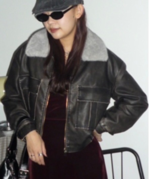 SHAGGIE（シャギー）の「【取り外し可能】フェイクファーカラーコート