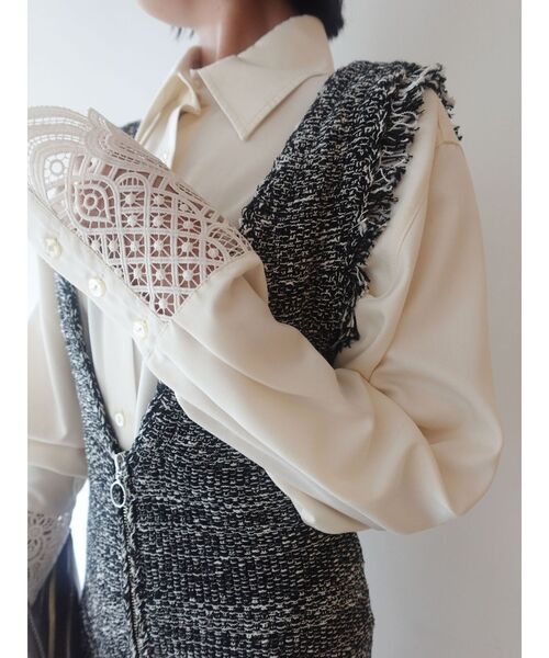 レースカフスシャツ（シャツ/ブラウス）｜LAGUNAMOON（ラグナムーン