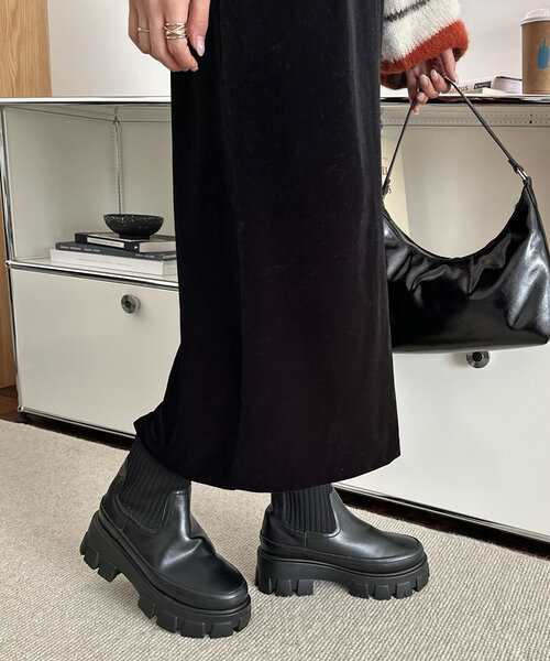 トラックソールソックスブーツ（ブーツ）｜DISCOAT（ディスコート）の