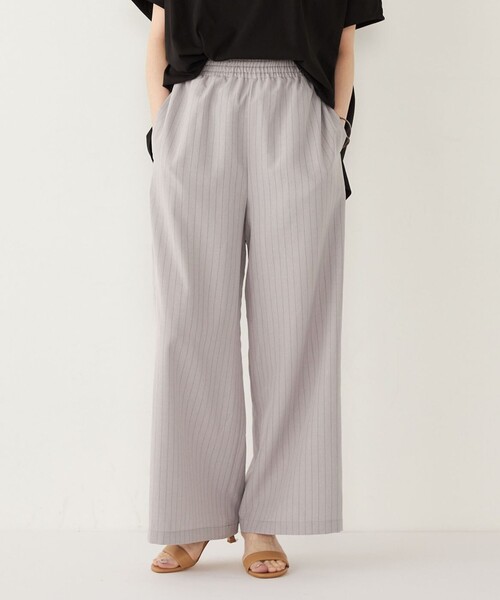 SHIPS Colors:〈手洗い可能〉ストライプ ブッチャー パンツ◇（その他