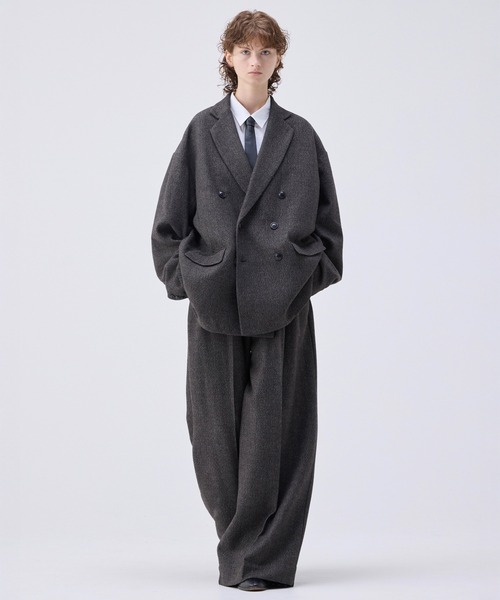 Oversized double-breasted jacket/オーバーサイズダブルブレスト