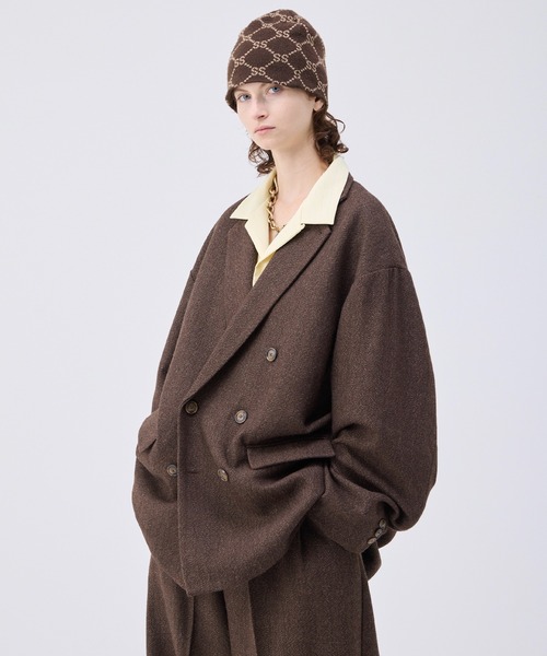 Oversized double-breasted jacket/オーバーサイズダブルブレスト