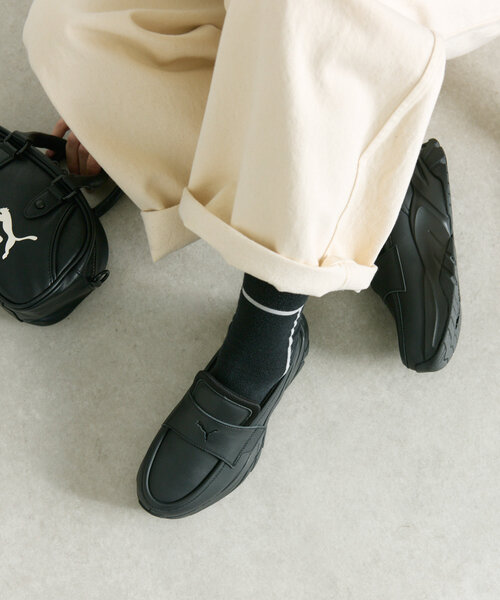 PUMA（プーマ）の「【PUMA(プーマ)】LOAFYR WNS PUMA BLACK ウィメンズ