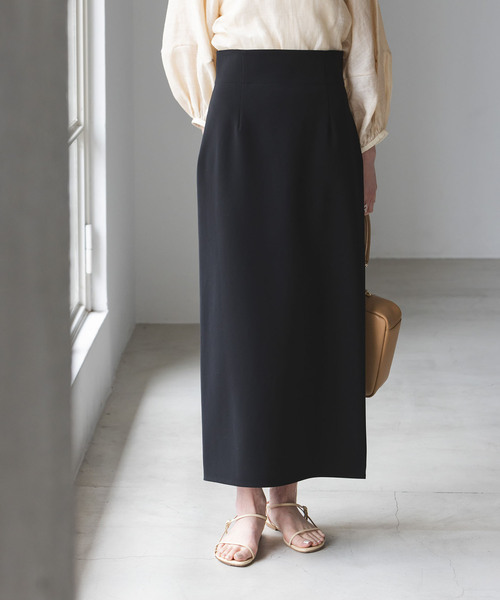 Noble（ノーブル）の「《追加》ジャージーライクカラータイトスカート