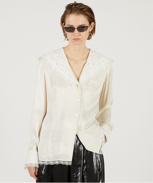 2026Spring Pre-Order】レースカラーシャツ / Lace Collar Shirt