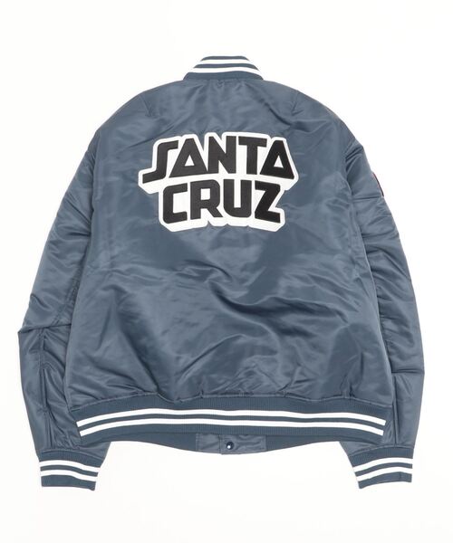 SANTACRUZ/サンタクルーズ スタジャン ナイロンジャケット/オーバー