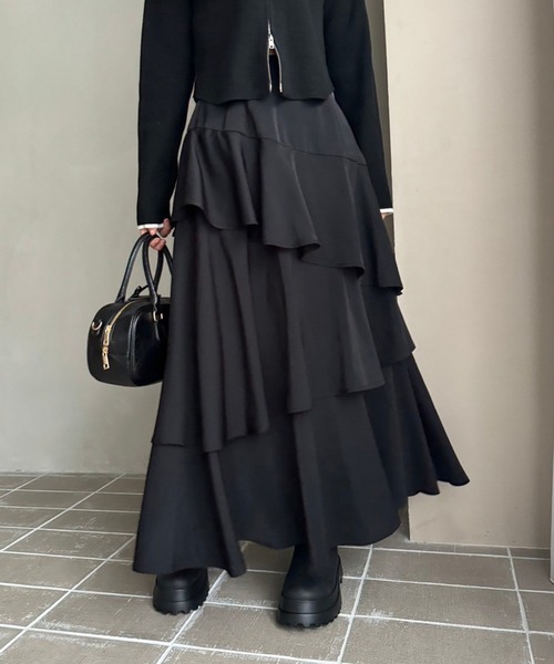 セール】フリルロングスカート（スカート）｜one after another NICE