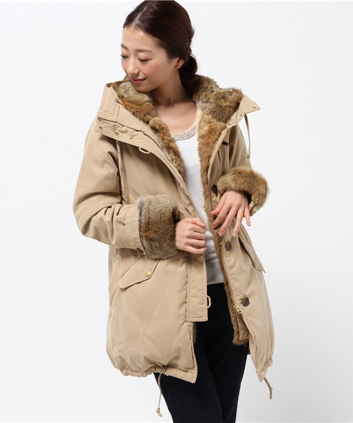 SHIPS for women（シップスフォーウィメン）の「ラビットファー モッズ