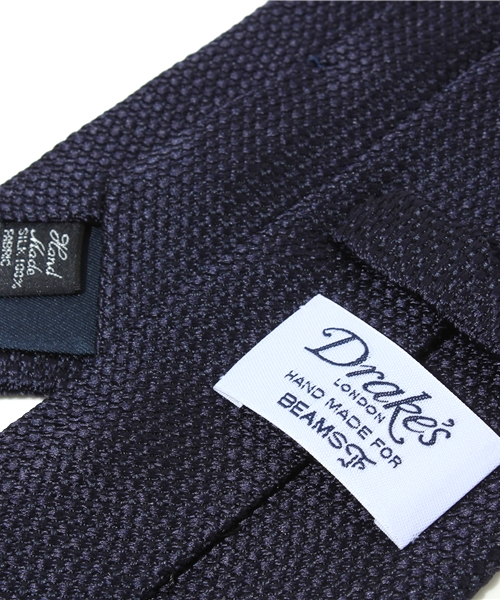 BEAMS F（ビームスエフ）の「Drake's / ネイビーソリッドタイ1962