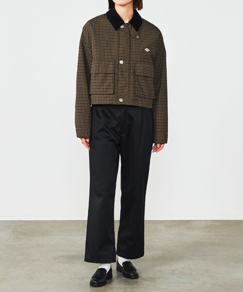 DANTON | 中綿ナイロン ショートジャケット WOMEN（ナイロンジャケット