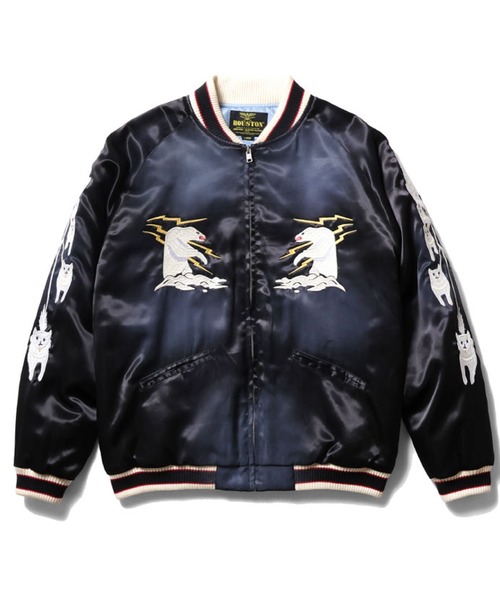 セール】HOUSTON ヴィンテージ加工 スカジャン(ALASKA)（スカジャン