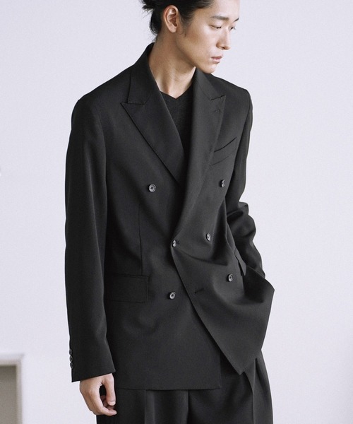 HIGH TWIST PE DOUBLE SUIT（スーツセット）｜WYM LIDNM（ウィム バイ