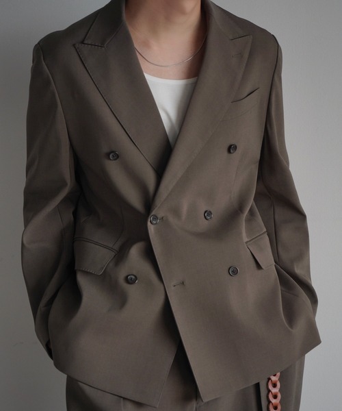 HIGH TWIST PE DOUBLE SUIT（スーツセット）｜WYM LIDNM（ウィム バイ