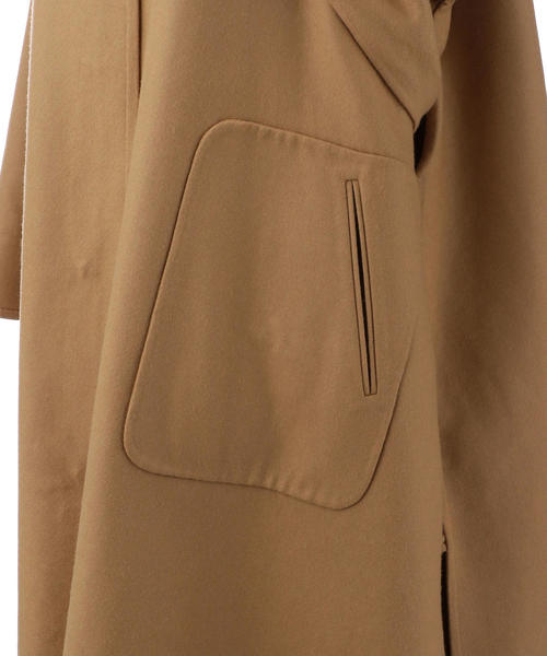 Drawer（ドゥロワー）の「Drawer ウールメルトンリバーノーカラー