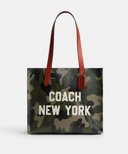 COACH（コーチ）の「リレー トート バッグ 34・カモ プリント アンド