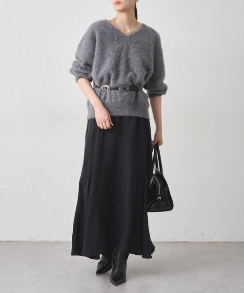 セール】FURカシミヤVニット（ニット/セーター）｜LOUNGEDRESS