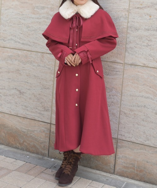 セール】ケープセットバッスルコート（ダッフルコート）｜axes femme