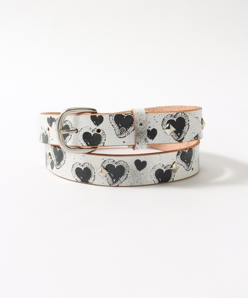 Little Willow / リトルウィロー】HEART LEATHER BELT EX（ベルト
