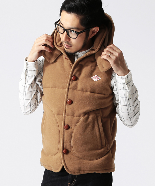 BEAMS（ビームス）の「◎DANTON×BEAMS / 別注 ダウンベスト フーディー