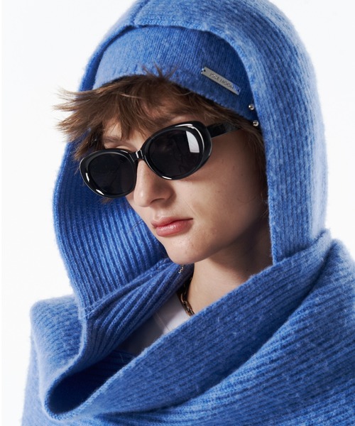 JOSE MOON（ジョゼムーン）の「WOOL CASHMERE HOODIE MUFFLER/ウール