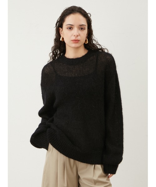 Mila Owen（ミラオーウェン）の「ローゲージオーバーサイズモヘア