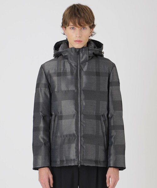 セール】シャドーチェックカルゼダウン（ダウンジャケット/コート