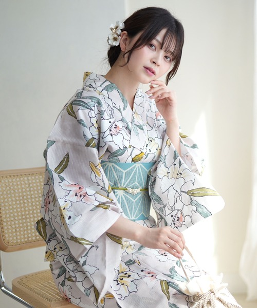 選べる浴衣3点セット utataneオリジナルデザイン 国内染色（浴衣