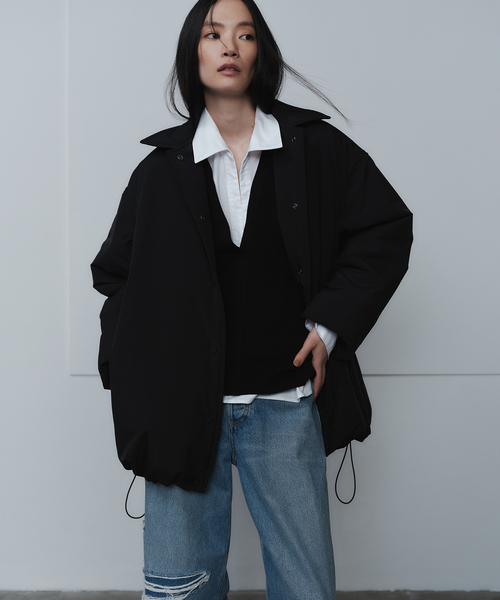 WEB限定追加》撥水tailored puff コート 3（その他アウター）｜Plage