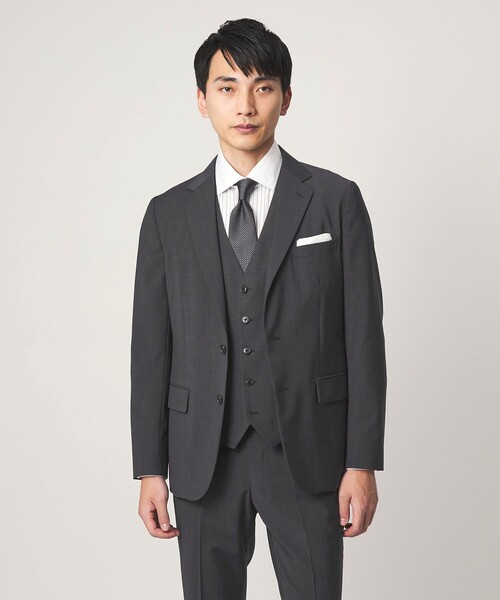 A+ TWPU トロピカル無地 2B スリム セットアップ ジャケット