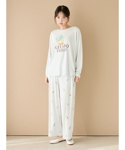アイスワンポイントロンT（ルームウェア/パジャマ）｜gelato pique