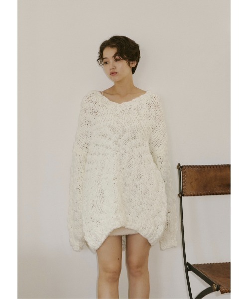 セール】emor handmade knit tops（ニット/セーター）｜NOTREemor