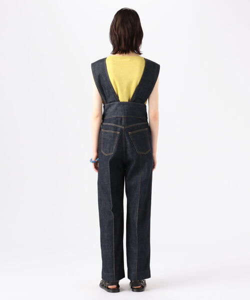 コットンデニム 2-wayコンビネゾン（サロペット/オーバーオール