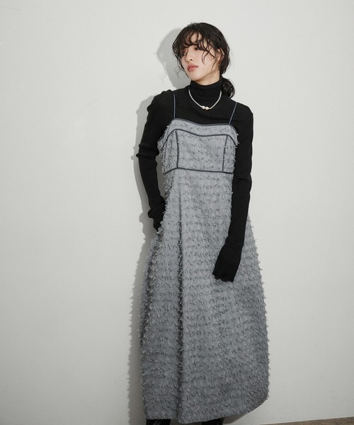 ADAM ET ROPE'（アダムエロペ）の「ジャガードビスチェワンピース