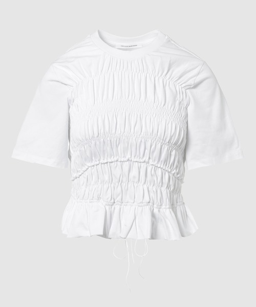 CECILIE BAHNSEN（セシリー バンセン）の「SHORT SLEEVE SMOCK T-SHIRT