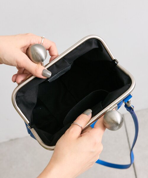 kawa-kawa(カワカワ】NO1517 kuchiganeギャザーポシェットバッグ