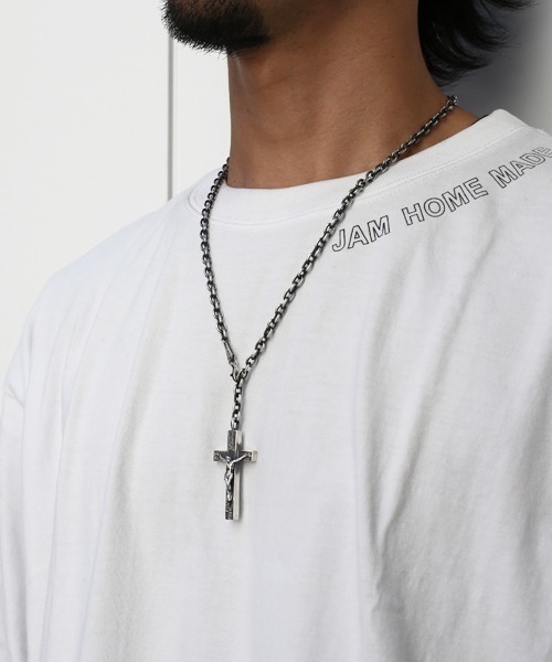 ロザリオ クロス ネックレス M シルバー925 メンズ レディース