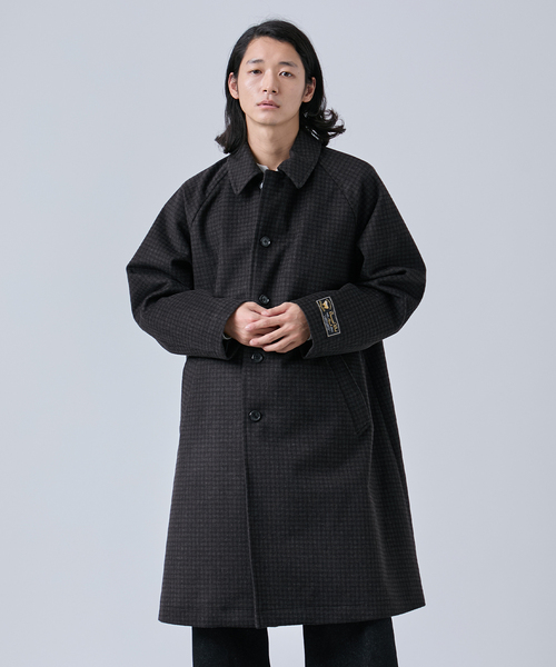 セール】タスマニアウール ウインドシャット ステンカラーコート