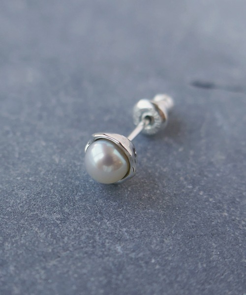 SILVER925 パールピアス/レディース/メンズ/ギフト（ピアス（片耳用