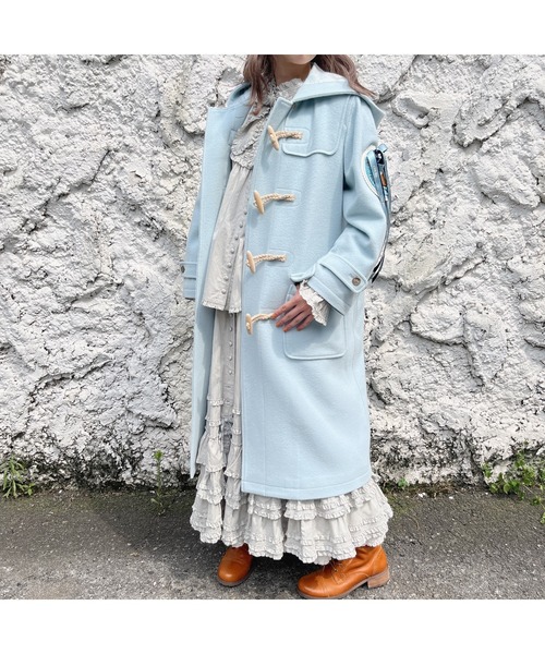 PINK HOUSE（ピンクハウス）の「ワッペン付きダッフルコート（ダッフル