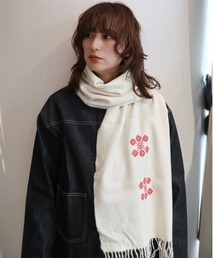 THE INOUE BROTHERS｜ザイノウエブラザーズのマフラー（ホワイト/白色