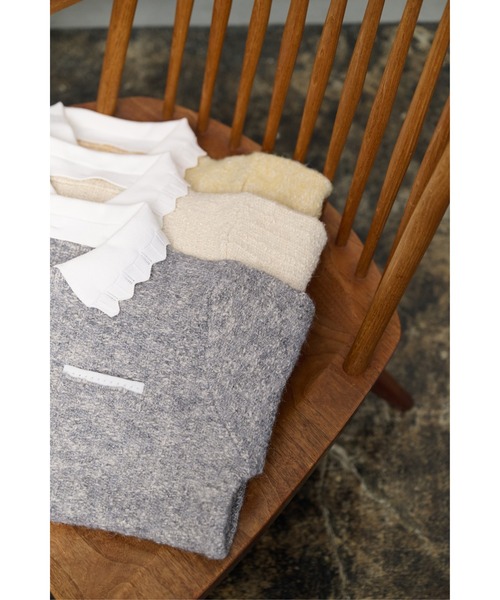 Petal-Edge Collar Knit Top（ニット/セーター）｜Her lip to（ハー