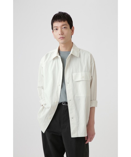 MHL.（エムエイチエル）の「WA-SHI COTTON POPLIN（シャツ/ブラウス