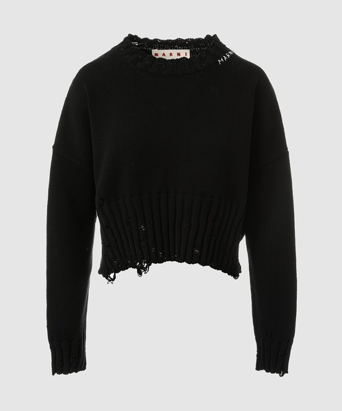 MARNI（マルニ）の「UNFINISHED KNIT / コットンクロップドニット