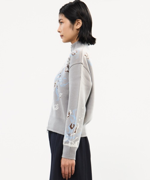 MURRAL/ミューラル】Trillium knit cardigan/トリリアムニット