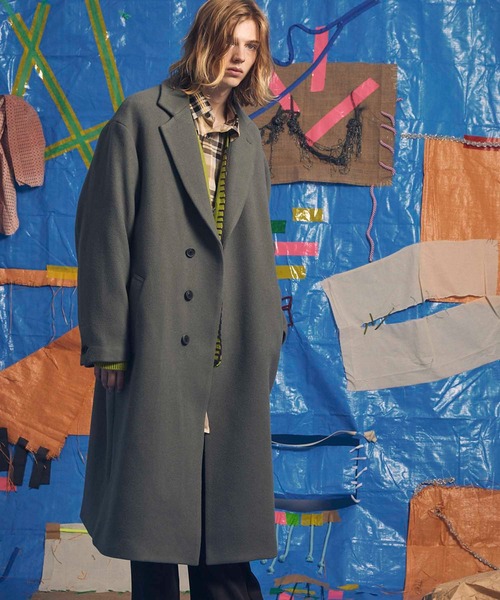 MAISON SPECIAL（メゾンスペシャル）｜チェスターコート（グリーン系