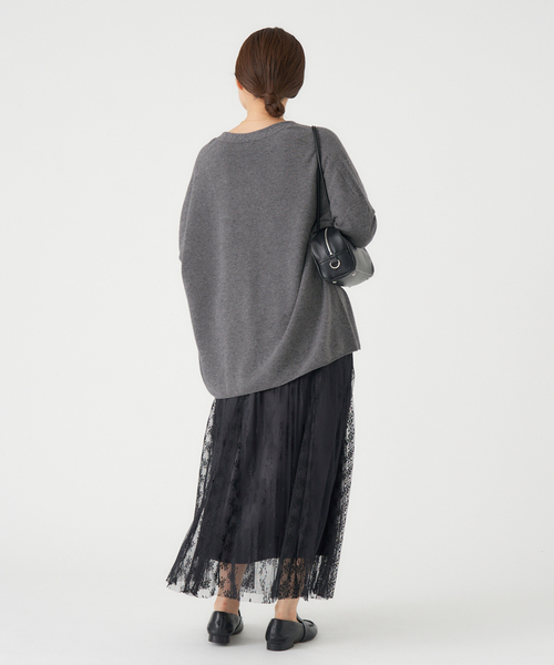 追加2》Fineニュージーウール ニュアンス Vプルオーバー（ニット