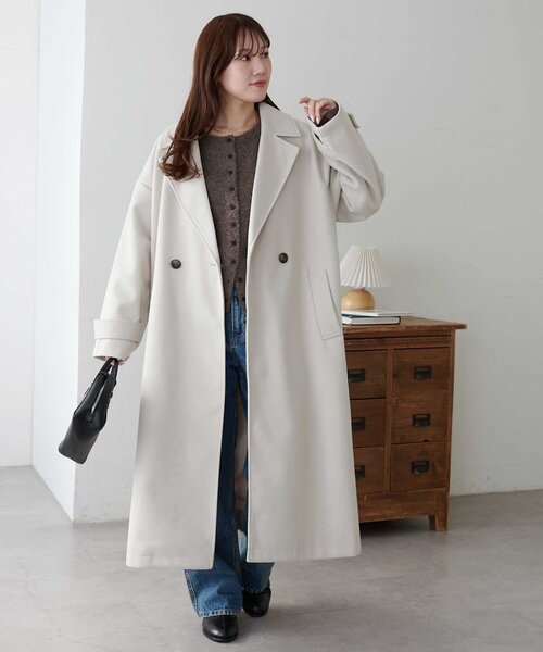 セール】【WEB限定】ダブルロングコート（チェスターコート）｜DISCOAT