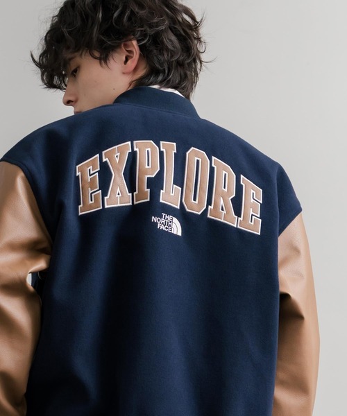 日本未展開モデル WHITE LABEL THE NORTH FACE VARSITY HEAT JACKET